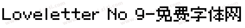Loveletter No 9字体转换